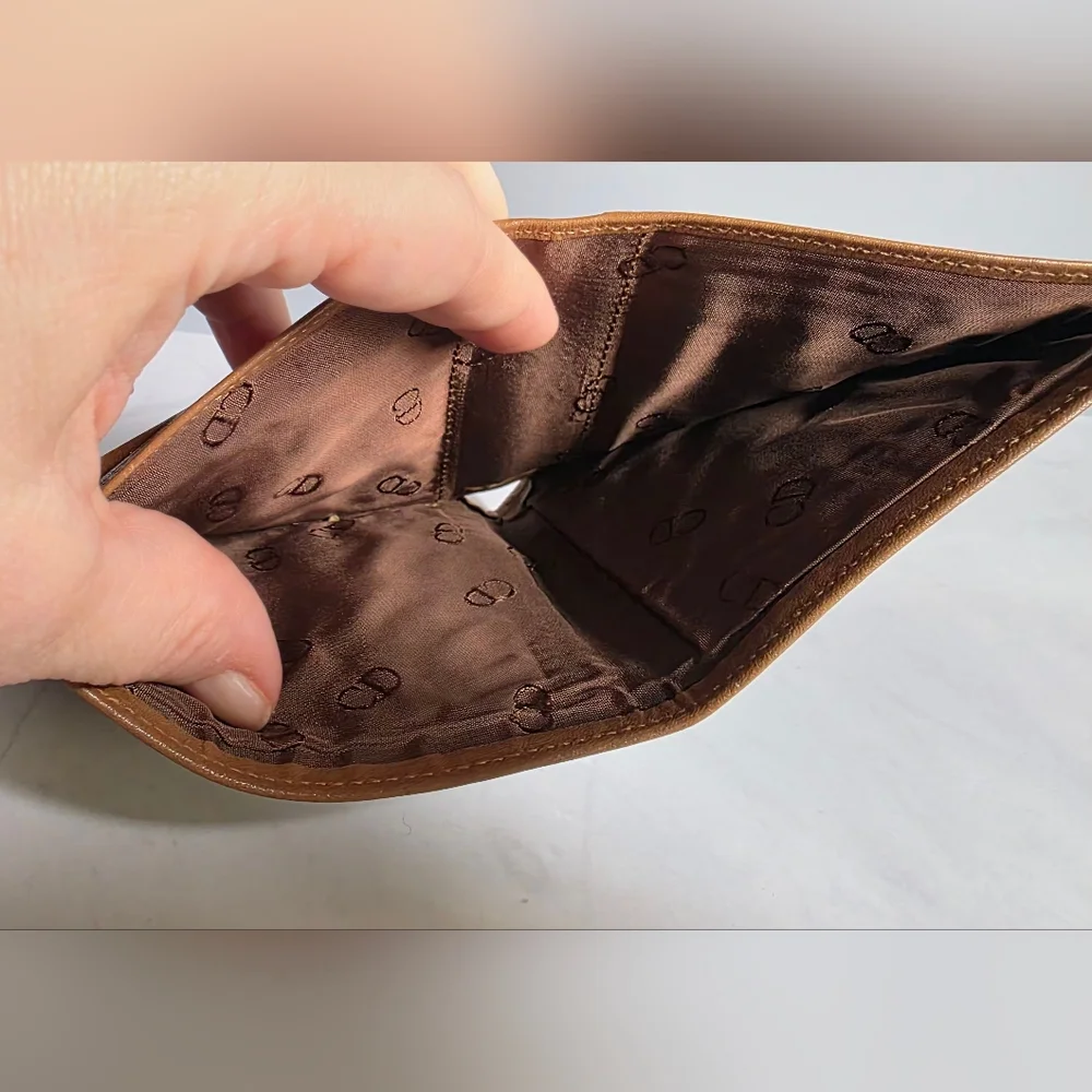 Vintage Christian Dior Honeycomb Monogram Men's Bifold Wallet - Picture 5 of 11